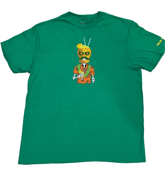 SSG Green Sugar Skull Golf Logo T-Shirt