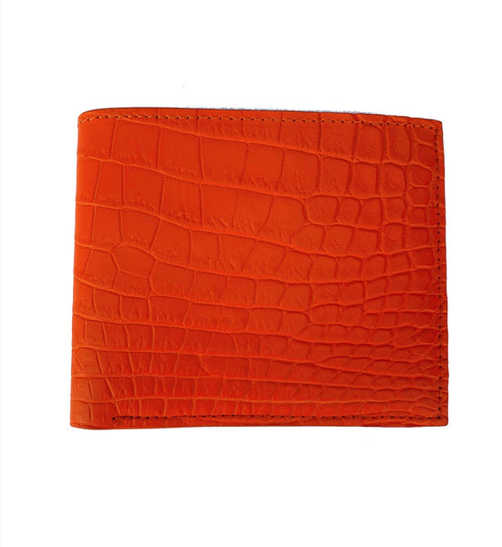 SSG Genuine Crocodile Wallet - Orange