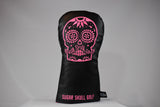 Sugar Skull Golf *NEW STYLE* Black/Pink Driver Headcover *Preorder*