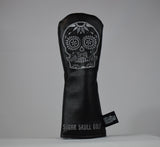 Sugar Skull Golf *NEW STYLE* Black/Gray Hybrid Headcover *Preorder*