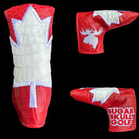 SSG 1/1 Red Alligator Maple Leaf Putter Cover