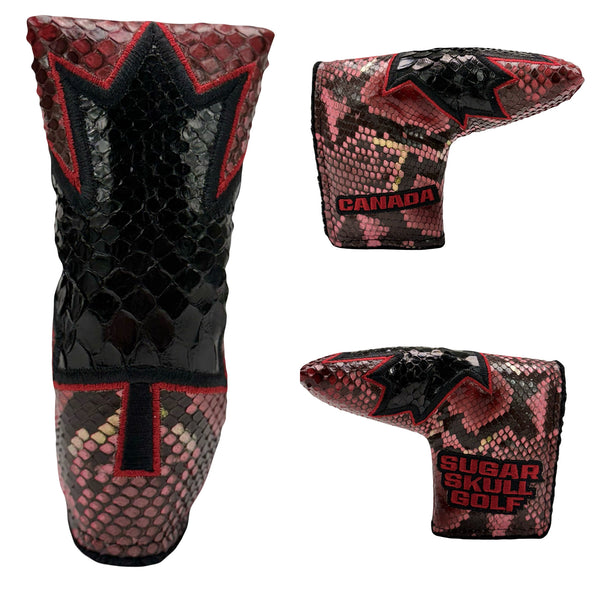 SSG 2025 Canada Day Full Snakeskin Leaf Putter Cover - Blade