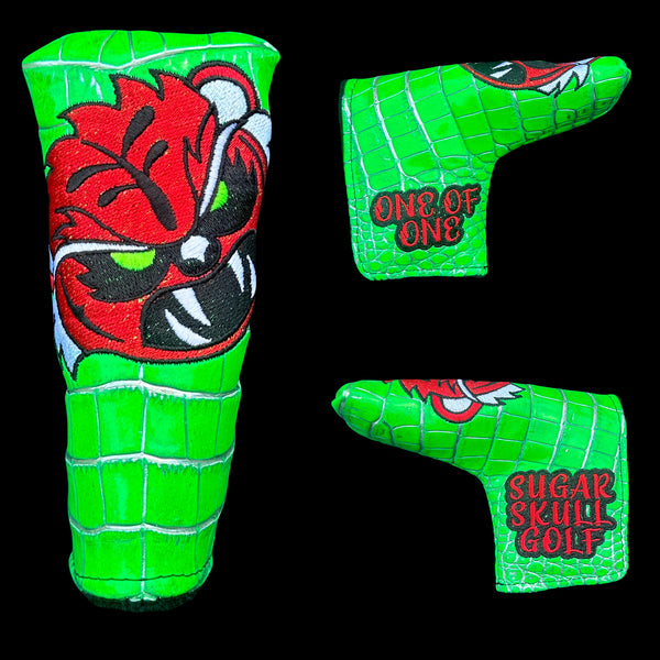 SSG 1/1 Lime Gator Angry Tiger Putter Cover