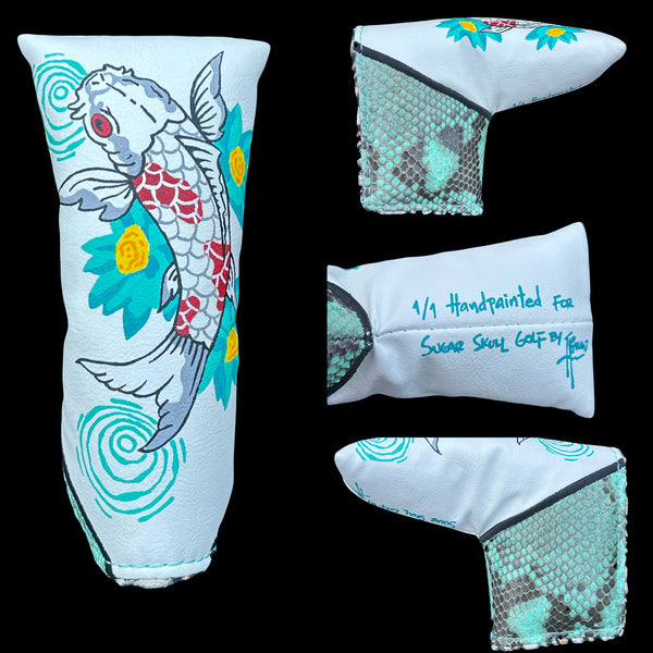 SSG 1/1 Hand Painted Koi Putter Cover