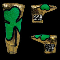 SSG 2024 St. Patrick’s Day Gold/Green Gator Putter Cover - Blade