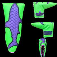 SSG 1/1 Lime Shark (Purple Snakeskin) Putter Cover