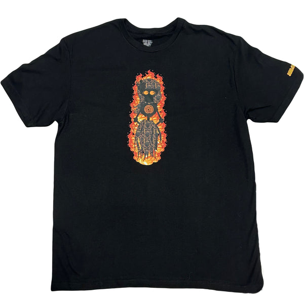 SSG Black Lava Sugar Skull Golf Logo T-Shirt