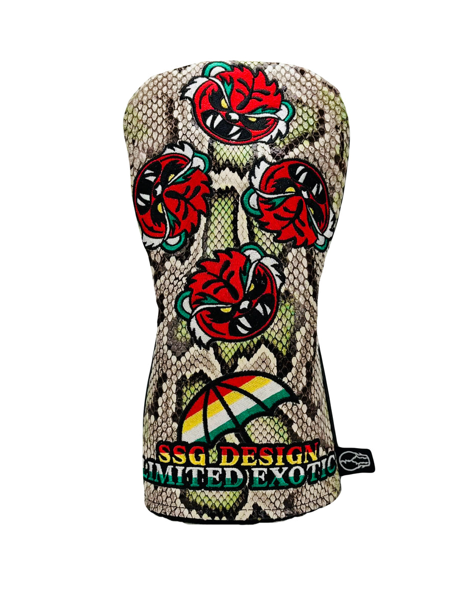 SSG 2026 Angry Tiger EOTW Snakeskin Wood Cover - Driver – Sugar Skull Golf