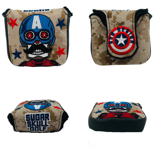 SSG Endgame Camo Captain Putter Cover - Mallet