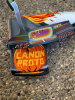 SSG Canon 1/1 SSS Black Rainbow Pumpkin Hand Stamped Putter