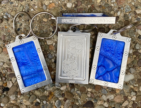 GSS & Blue Caiman 2 Piece Keychain
