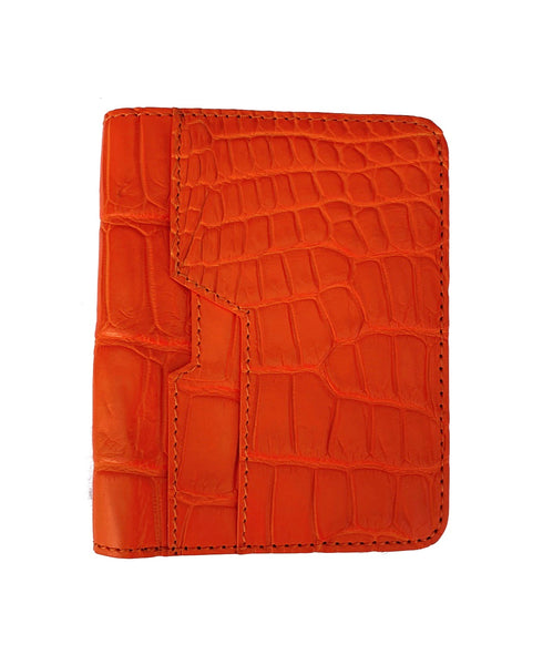 SSG Genuine Crocodile Cardholder Wallet - Orange