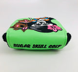 SSG Lime Hawaii Hula Skull Girl Putter Cover - Mallet