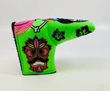 SSG Lime Hawaii Hula Skull Girl Putter Cover - Blade