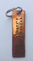 Key Chain 1/1 Handstamped - St. Patrick's Day