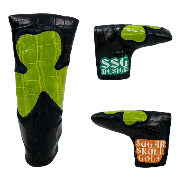 SSG 2023 Patchwork Black Gator St. Patrick’s Day Putter Cover - Blade