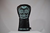 Sugar Skull Golf *NEW STYLE* Black/Robin Egg Blue Driver Headcover *Preorder*