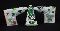 St. Patrick's Day Blade Style Putter Cover - White *Limited Release*