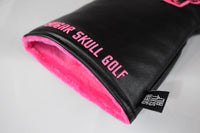 Sugar Skull Golf *NEW STYLE* Black/Pink Driver Headcover *Preorder*