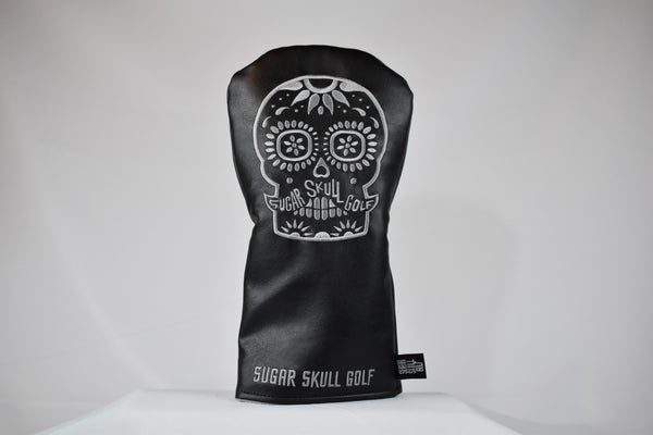 Sugar Skull Golf *NEW STYLE* Black/Gray Driver Headcover *Preorder*