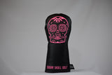 Sugar Skull Golf *NEW STYLE* Black/Pink Fairway Headcover *Preorder*