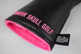 Sugar Skull Golf *NEW STYLE* Black/Pink Fairway Headcover *Preorder*
