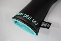 Sugar Skull Golf *NEW STYLE* Black/Robin Egg Blue Hybrid Headcover *Preorder*