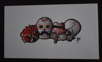 Framed SSG Characters with Elusive Red Mob Cover & Tiger Cover 27.5" X 21.25"