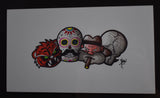 Framed SSG Characters with Elusive Red Mob Cover & Tiger Cover 27.5" X 21.25"