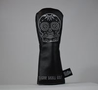 Sugar Skull Golf *NEW STYLE* Black/Gray Hybrid Headcover *Preorder*