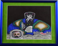 Astronaut Space Drawing 14" X 11"