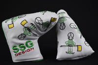 Dancing Caddy Skull Mid Mallet Putter Cover *Masters Limited Release*