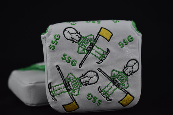 Dancing Caddy Skull Square Mallet Putter Cover *Masters Limited Release*