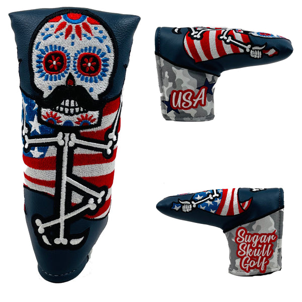 SSG 2022 Presidents Cup Navy/Camo PW Putter Cover - Blade