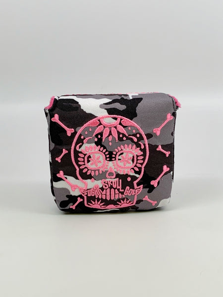 Snow Camo/Pink Large Mallet Putter Cover - *Limited Release*