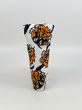 Angry Tiger Blade Putter Cover - White with Black Stripes *Limited Release*