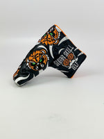 Angry Tiger Blade Putter Cover - Black with White Stripes *Limited Release*