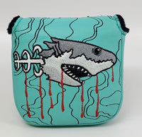Shark Week Genuine Leather Large Mallet Style Putter Cover *Limited Release*