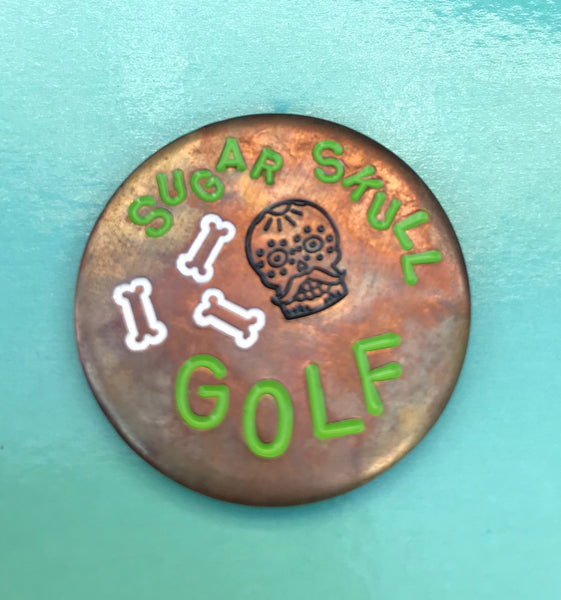 Copper Ballmarker (1/1) Handstamped