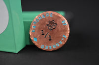 Copper Ballmarker (1/1) Handstamped